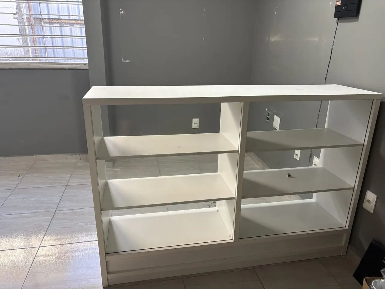 Vitrine pra loja com vidro