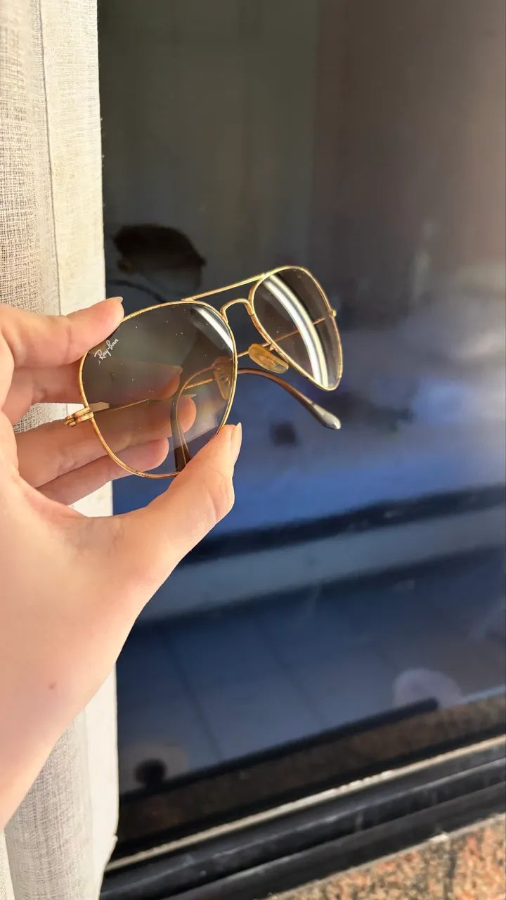 Óculos Rayban original, modelo aviador  - Foto 2