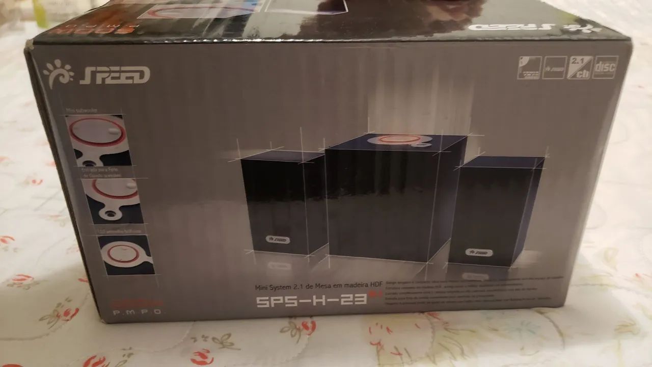 Caixa de som 2.1    R$100 reais  - Foto 4
