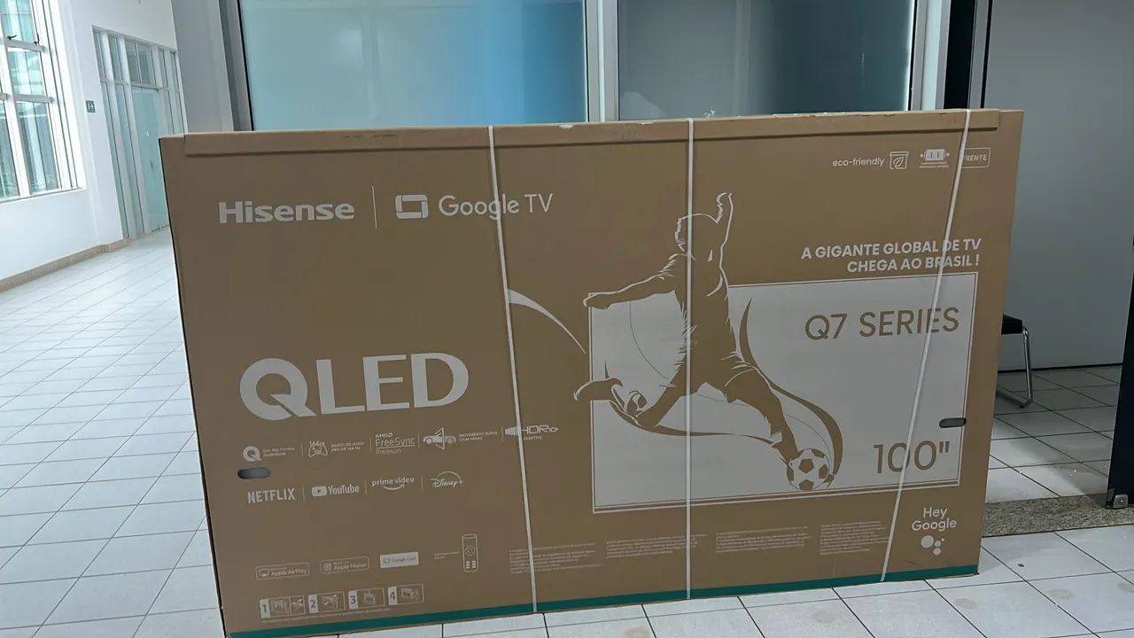 Tv Hisense 100 Polegadas QLED Q7 Séries Nova Lacrada  - Foto 5