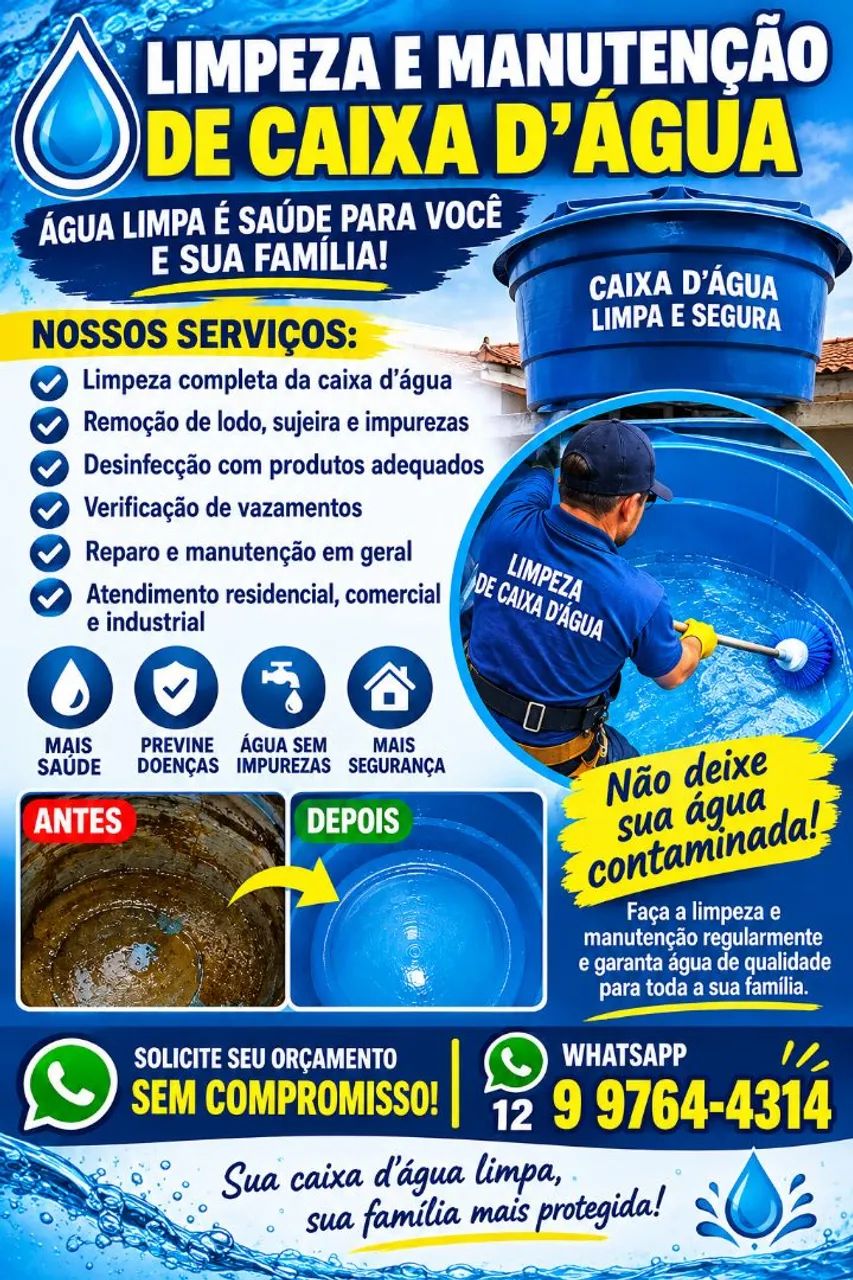 Trabalho de eletricista e limpeza de caixa d'água  - Foto 2