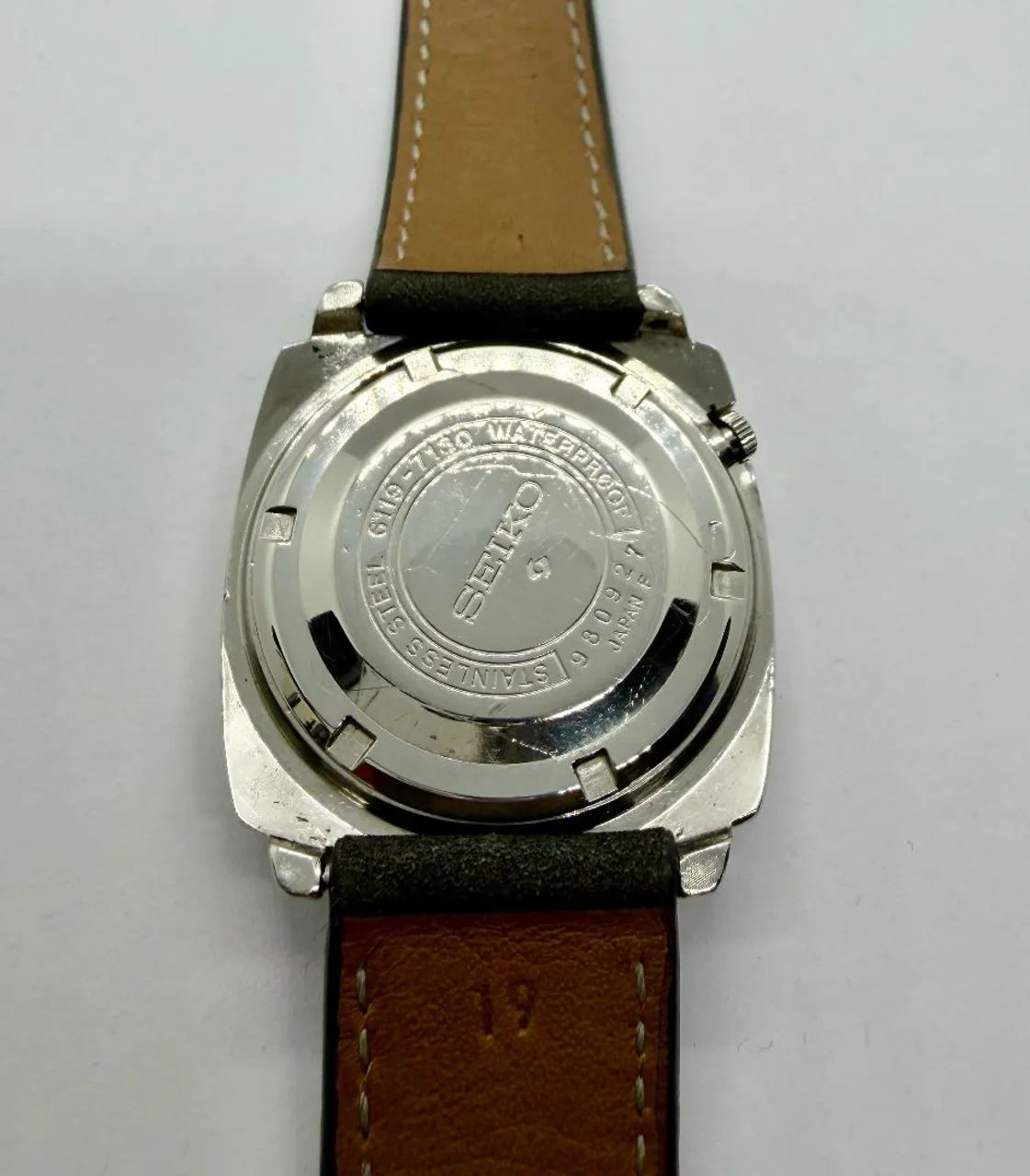 Relógio automático Seiko 6119-7130 - Foto 4