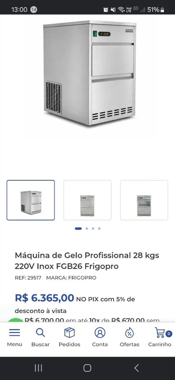MÁQUINA DE GELO 