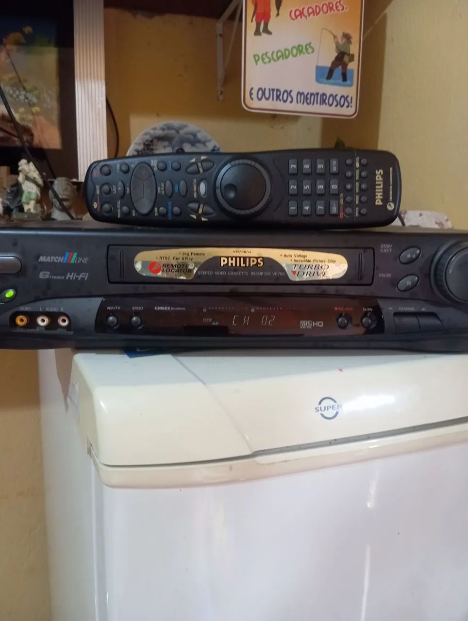 Vídeo cacete 6 cabeças Philco 