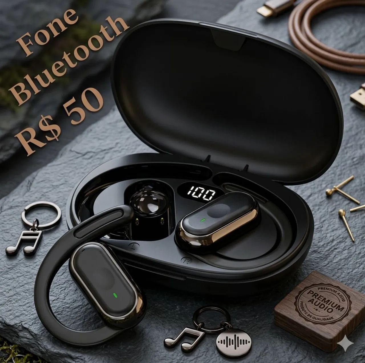 Fone bluetooth R$ 50
