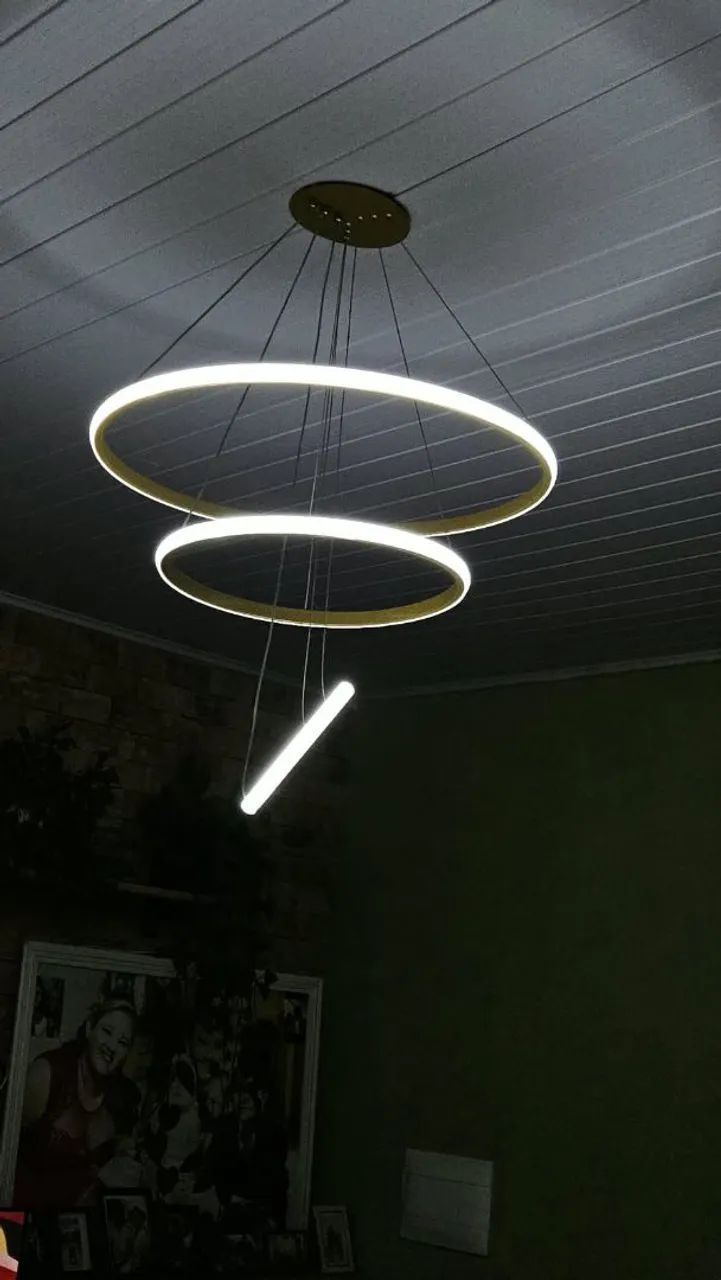Lustre Led  3 cores  - Foto 3