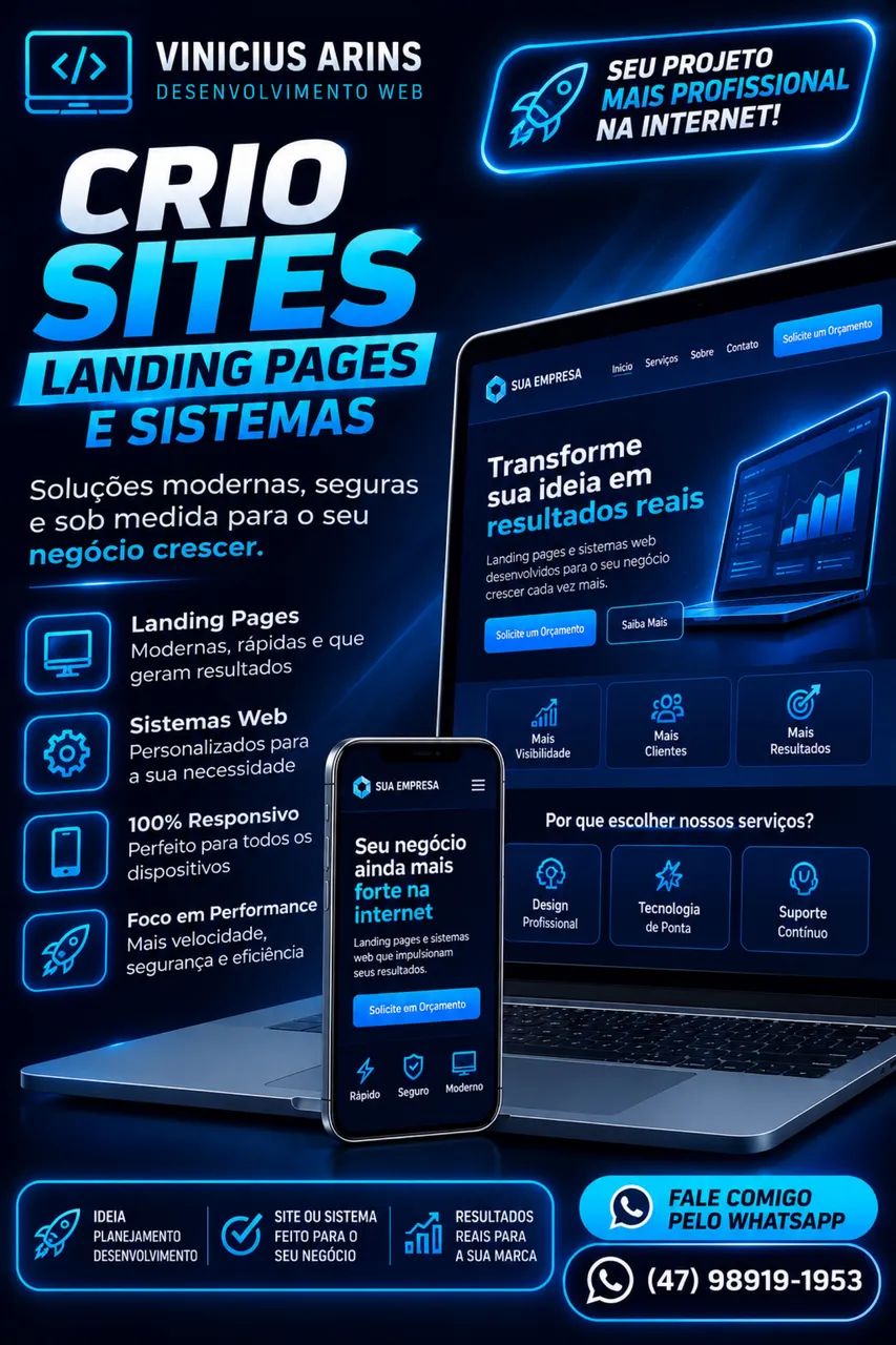 Sites e sistemas web personalizados - aumente suas vendas