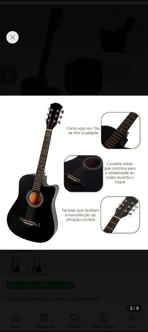 Vendo violão novo - Foto 3