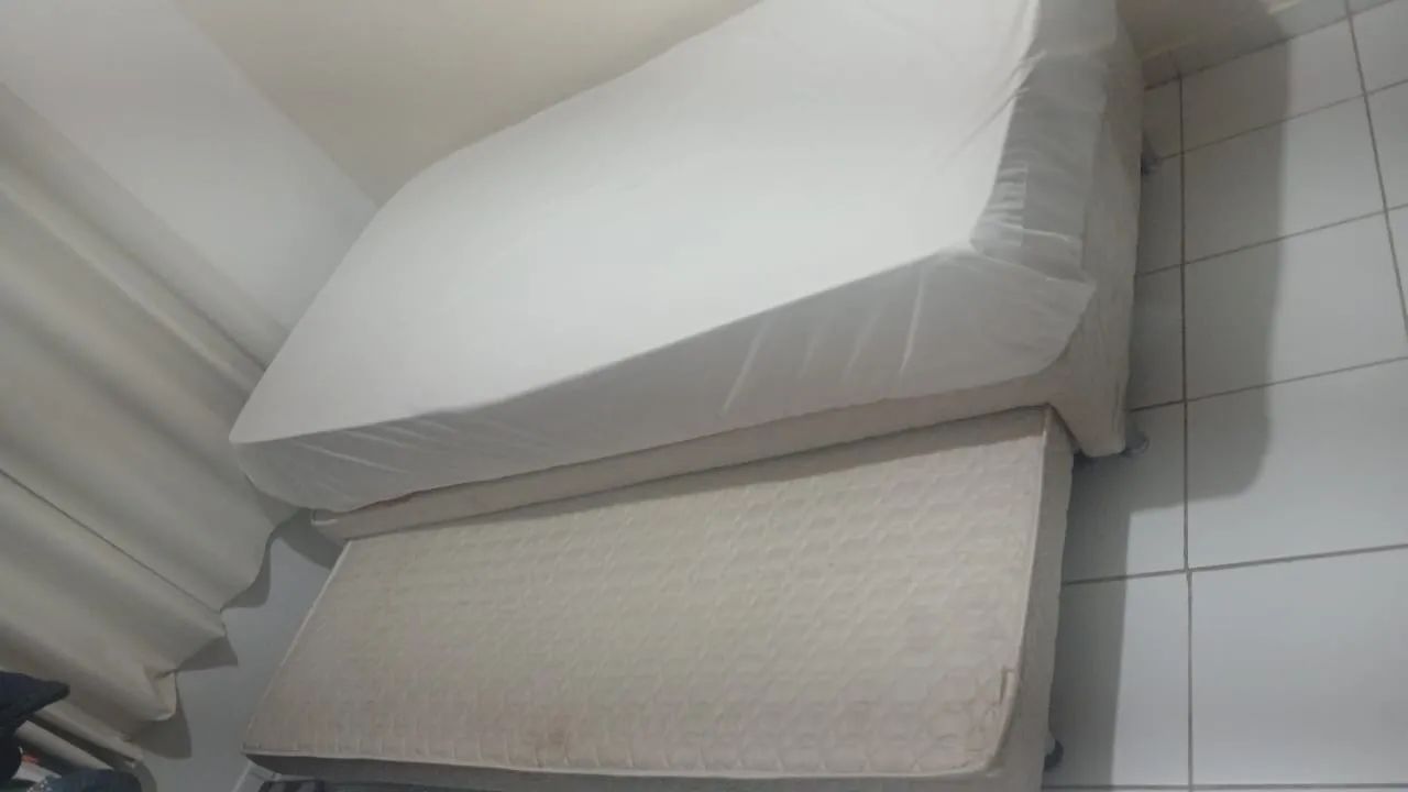 Cama viúva com auxiliar e colchão. - Foto 2