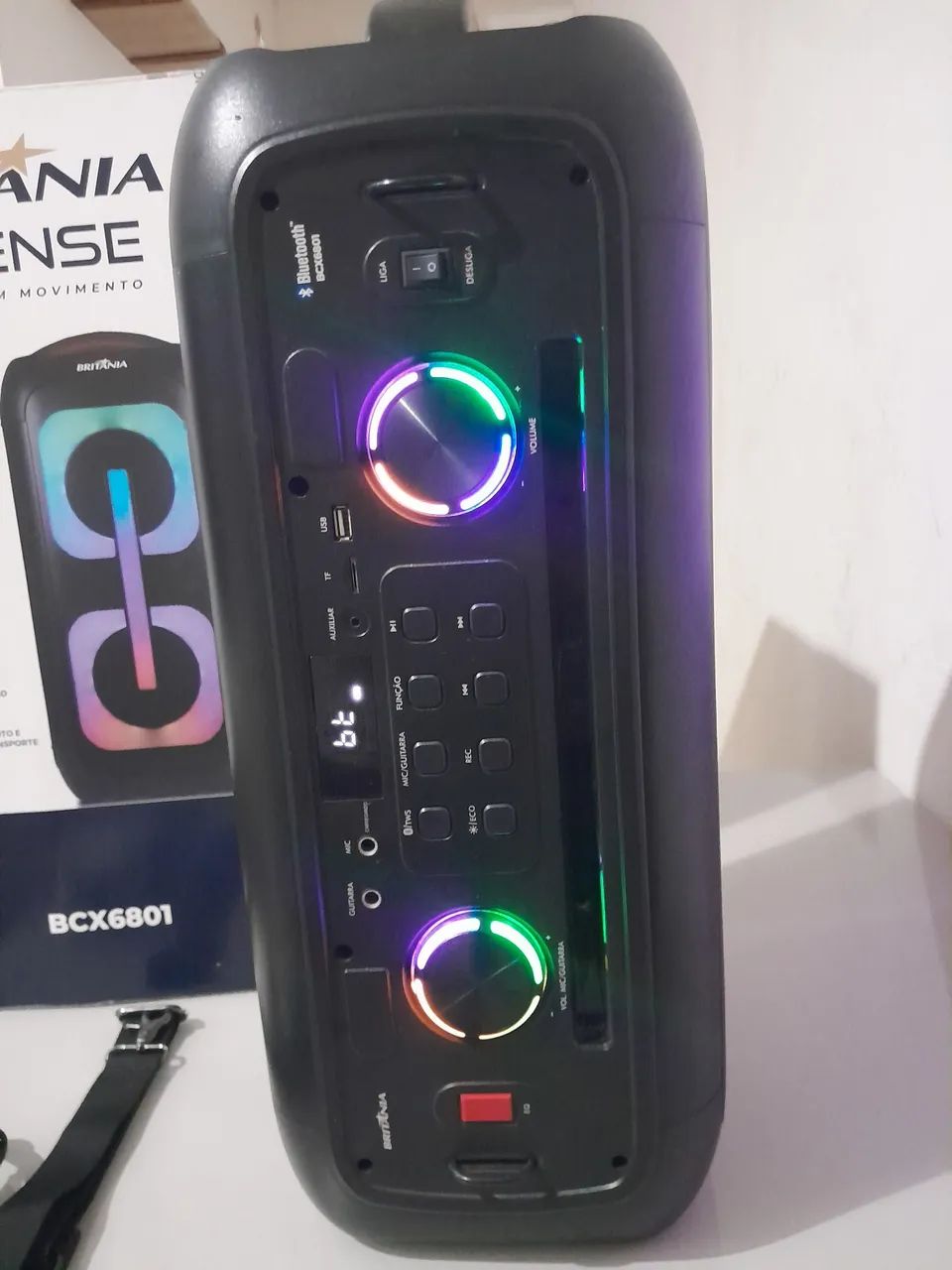 Caixa de som amplificada Britânia 650w - Foto 2