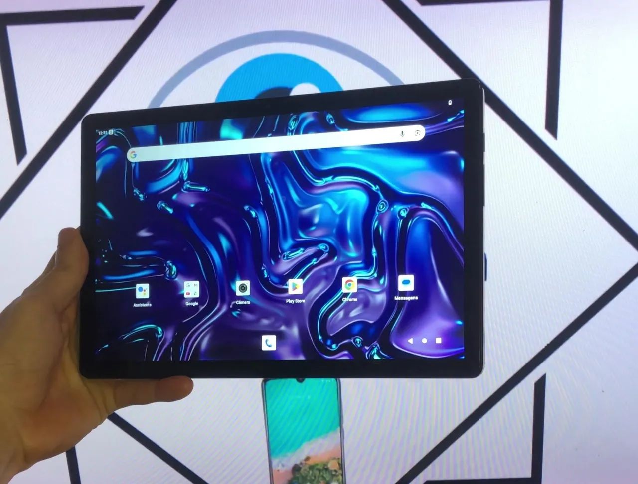 Tablet vision tab 10 Black 128gb seminovo - Foto 2