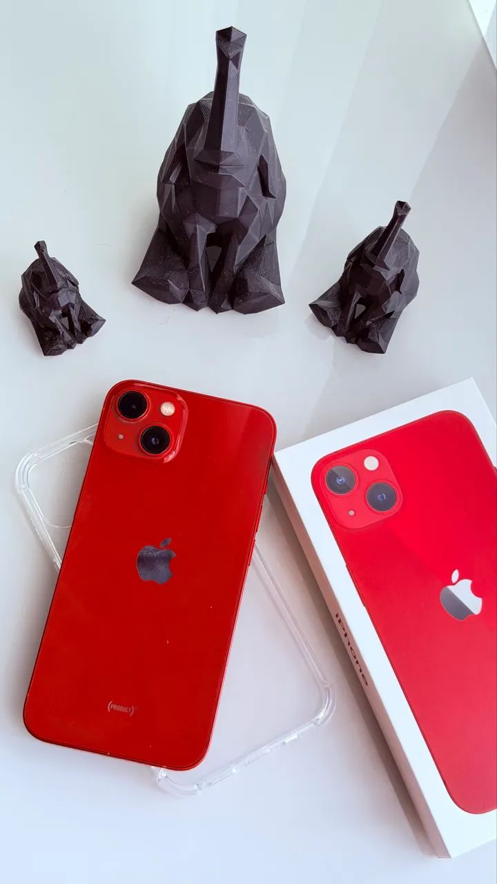 iPhone 13 red 256gb com caixa todo original 