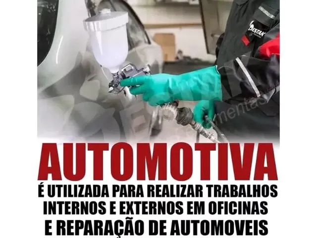 Pistola profissional de pintura com três bicos inclusos Últimas unidades - Foto 4