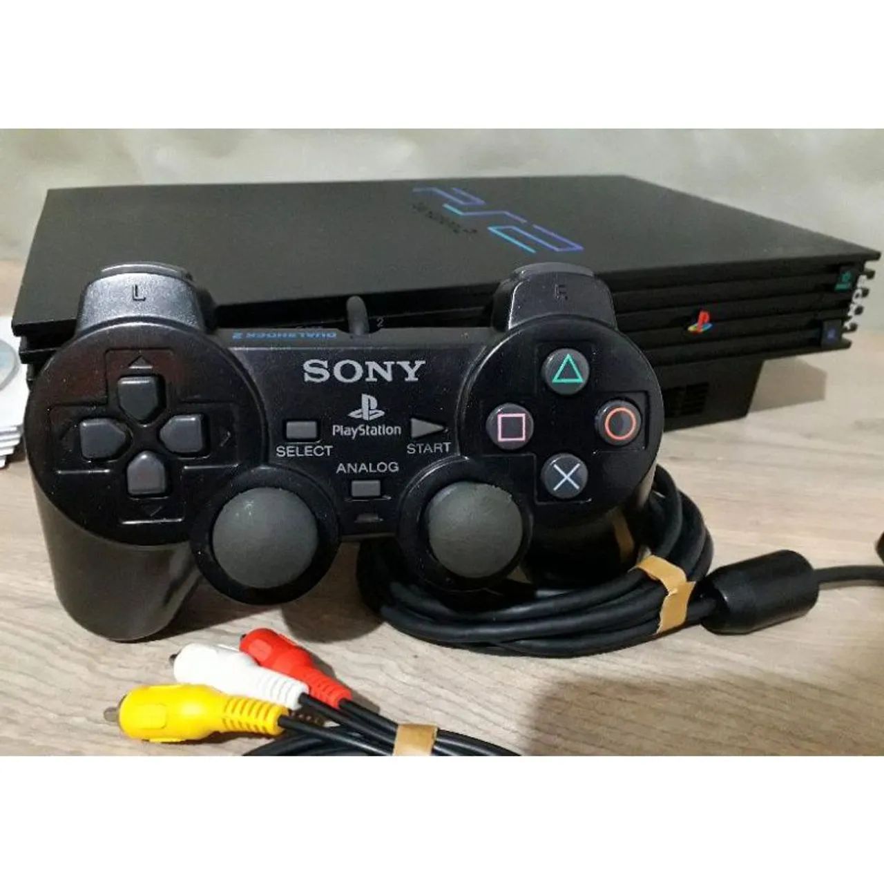 Ps2 fat original de fabrica PASSO CARTÃO PEGO TROCA  - Foto 2