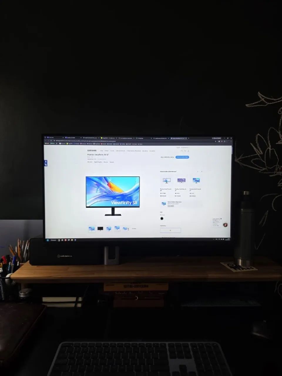 Monitor Samsung ViewFinity S8 32 polegadas 4K UHD USB-C - Foto 2