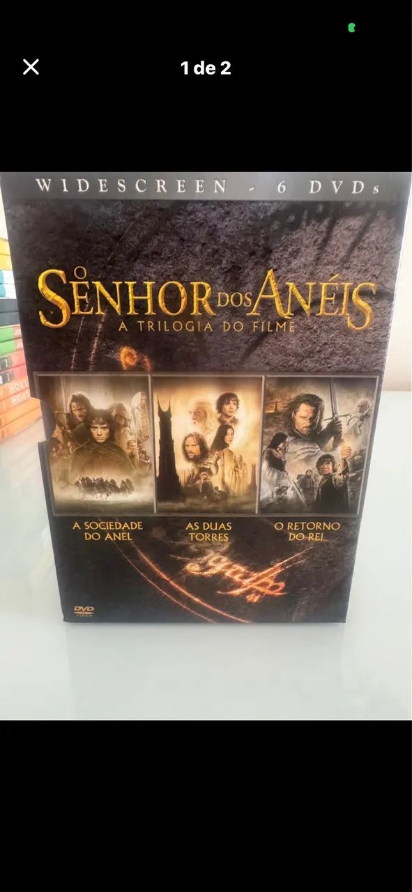 DVD Trilogia do Senhor dos Anéis 