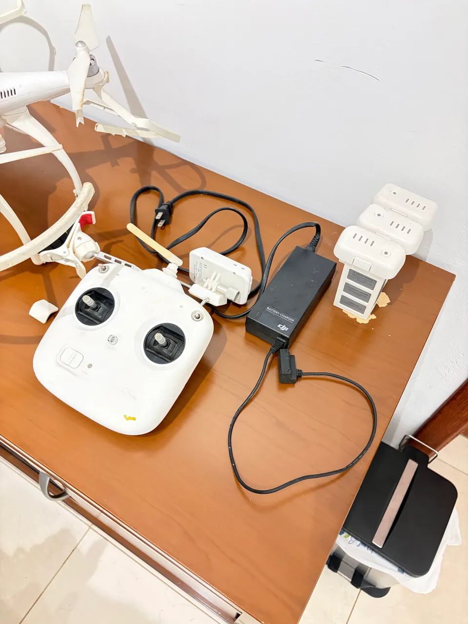 DJI PHANTOM 2 VISION C/ DEFEITO - DRONE + ACESSÓRIOS + PEÇAS - Foto 4