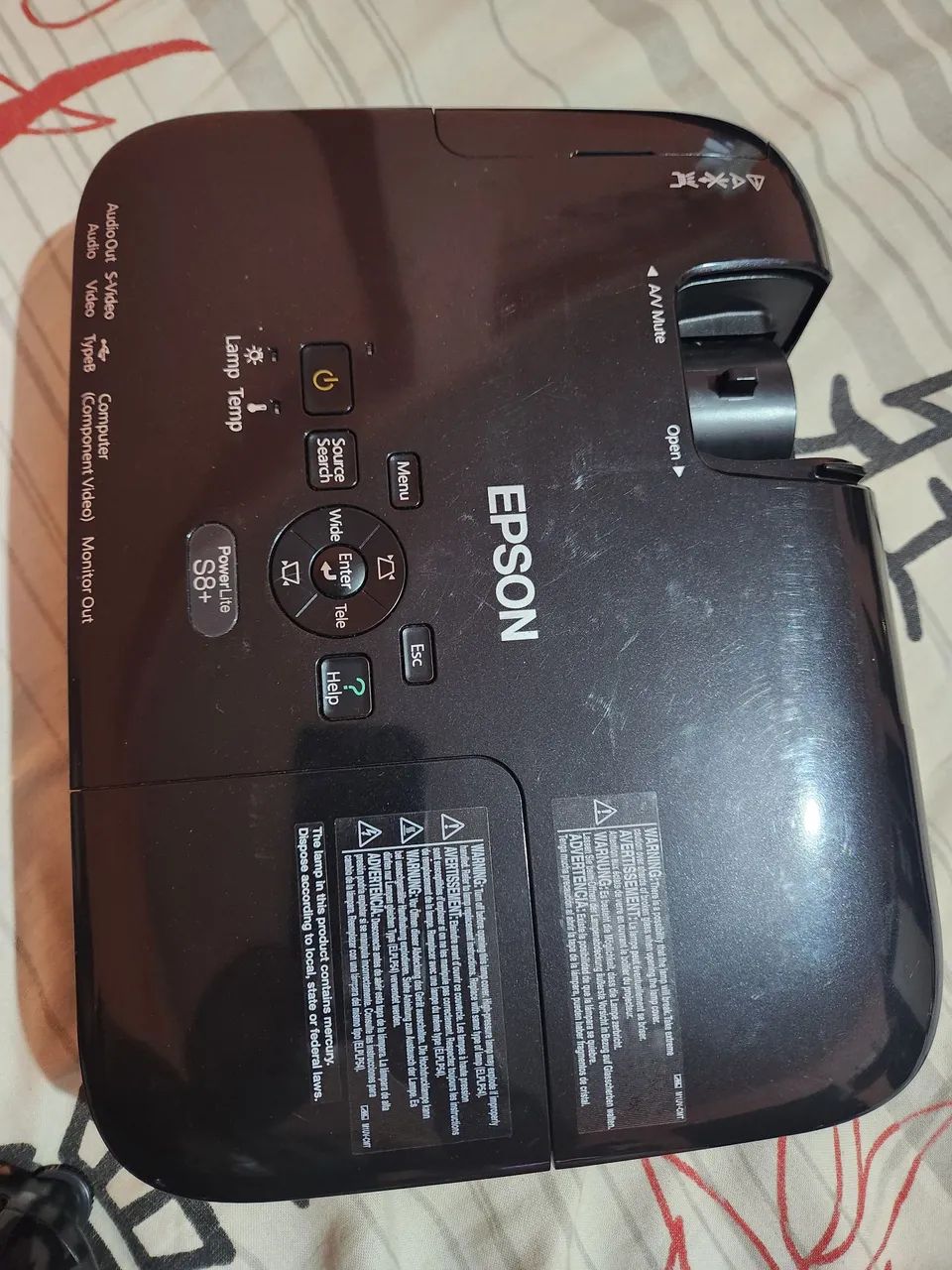 Projetor epson powerlite s8 