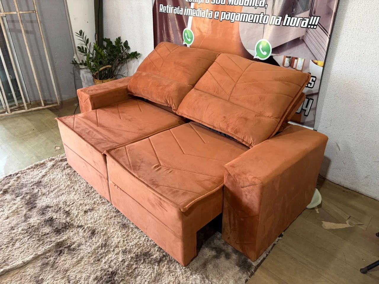 Sofá Retratil Reclinável Novo (entrego) - Foto 4