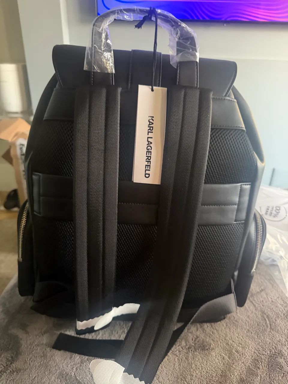 Mochila Karl Lagerfeld Original Nova c/ NF Farfetch - Premium - Foto 3