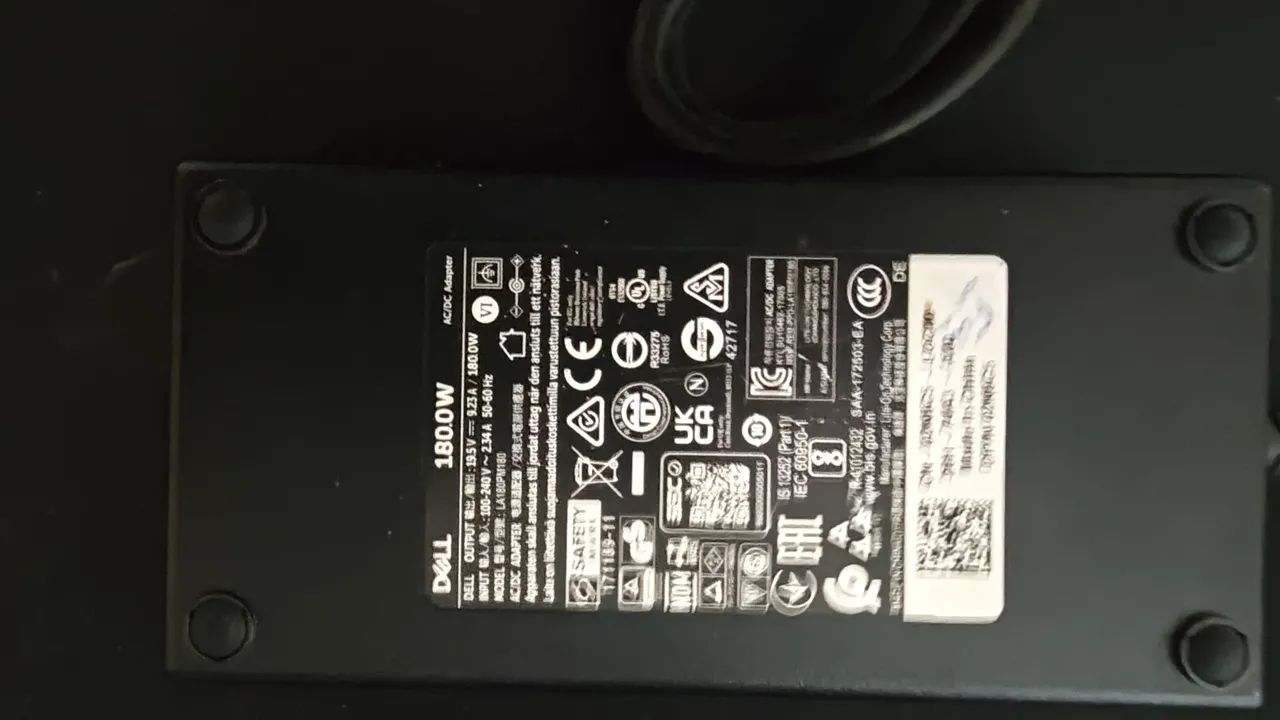 Carregador de Dell g15 