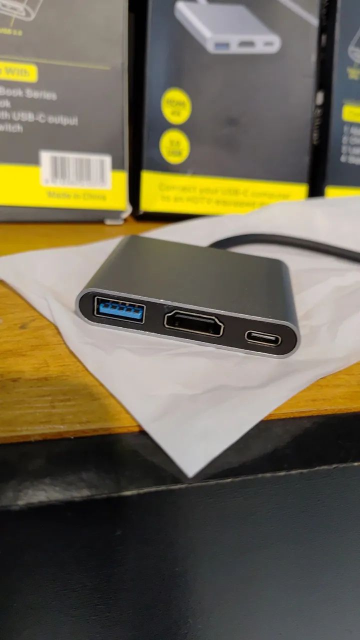 Hub 3 in 1 USB Tipo C HDMI - Foto 2