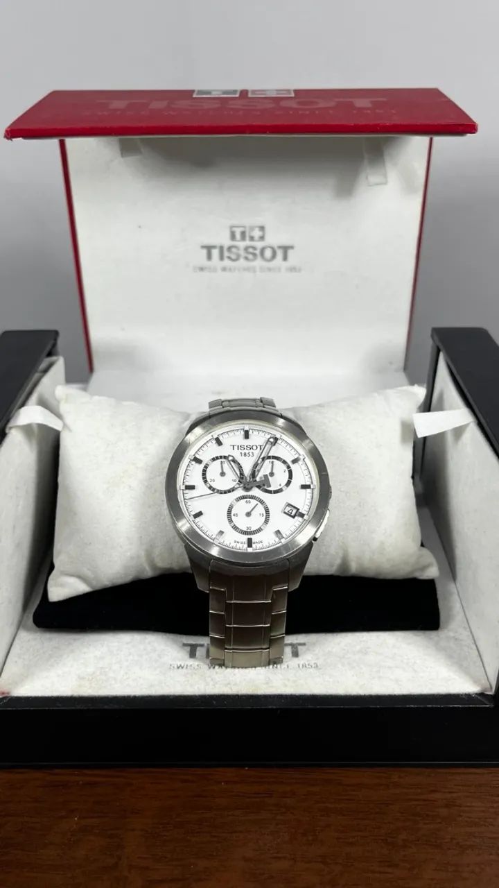 Relógio Tissot 1853 Chronograph Suíço Original + Caixa e Documentos