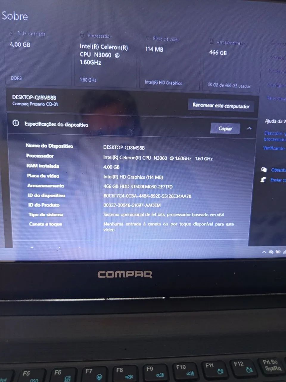 Notebook Compaq Presario Cq31 - Foto 4