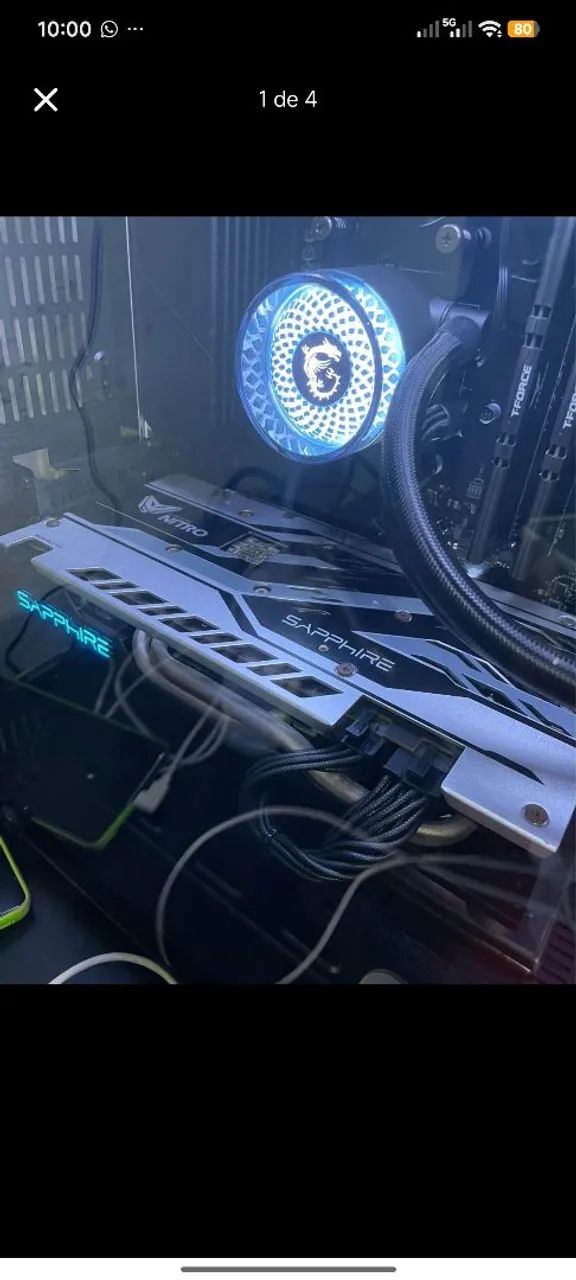 RX 580 Sapphire nitro+ OC 4GB