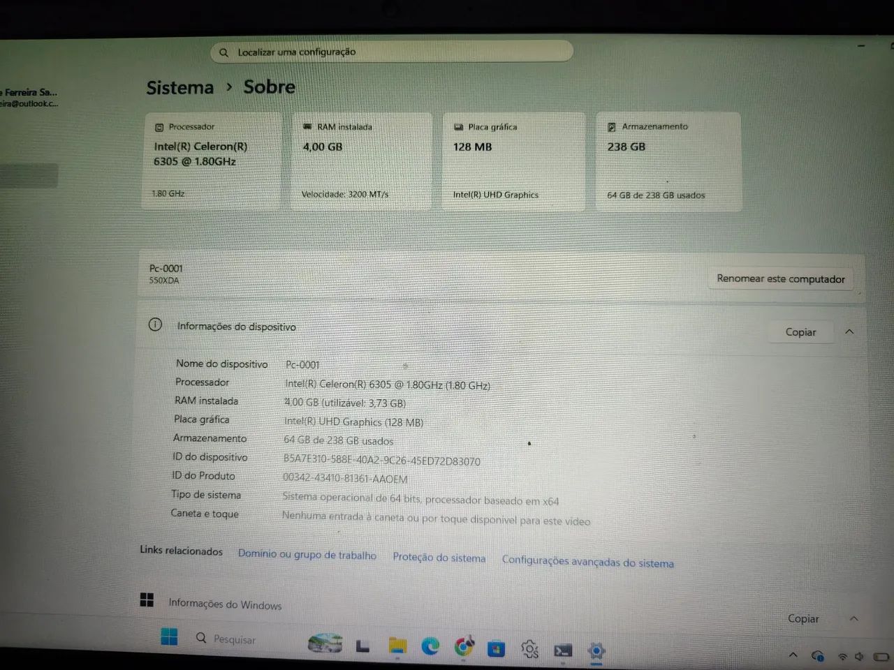 Notebook Intel Celeron 6305 Samsung - Foto 2
