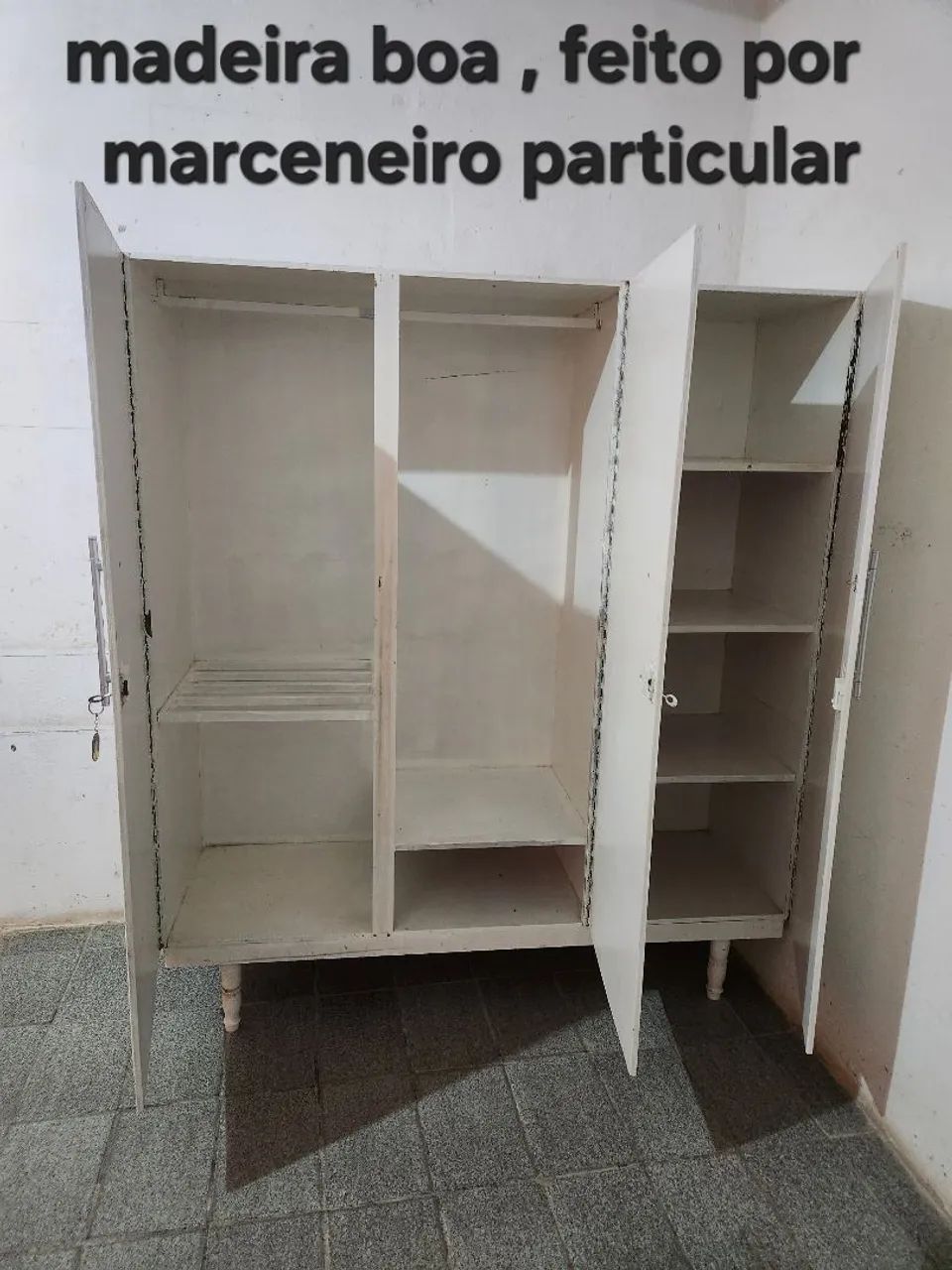 GUARDA ROUPA SIMPLES 3 P - Foto 2
