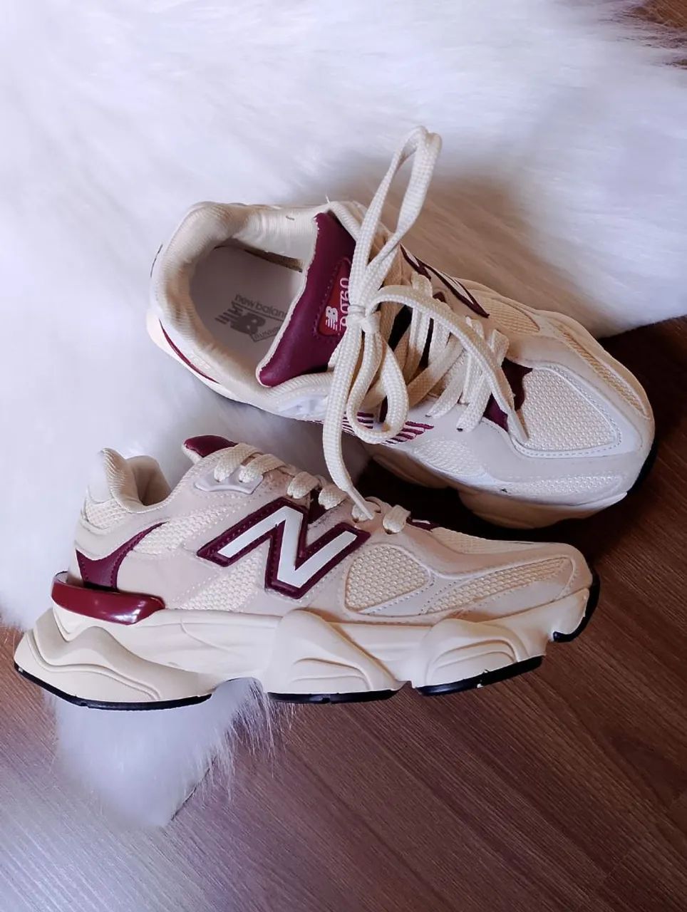 Tênis new balance branco vermelho  - Foto 5