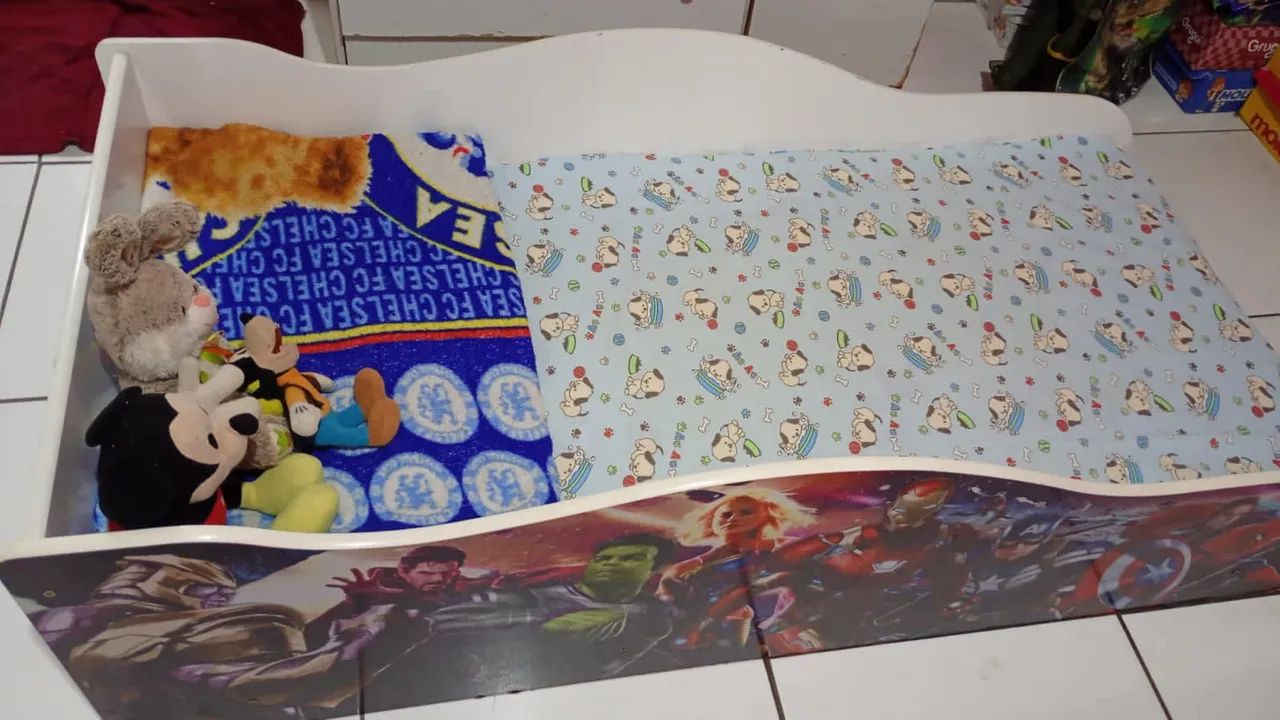 CAMA INFANTIL PERSONALIZADA DOS VINGADORES. - Foto 4