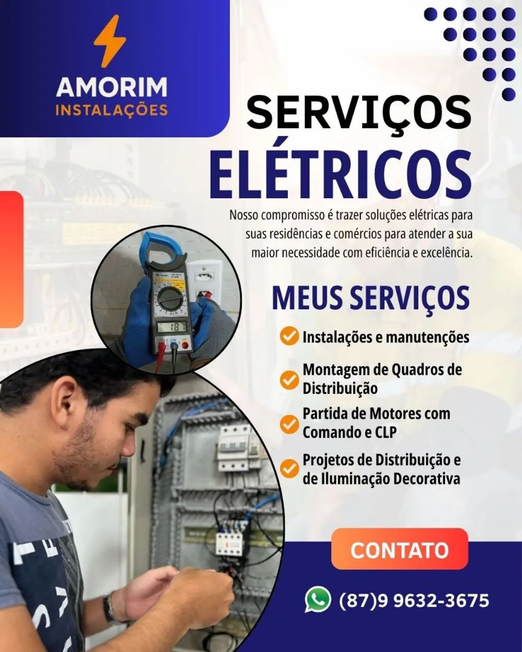 Eletricista profissional - compromisso e agilidade