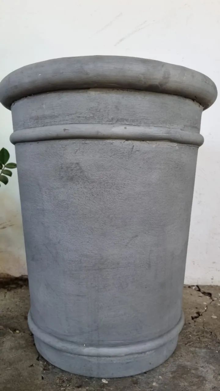 Vaso de Cimento 42cm | Vaso Grande para Plantas e Jardim - PRONTA ENTREGA! - Foto 4