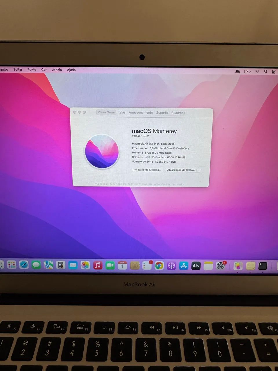MacBook Air 13" 2016 Core i5, 8GB, SSD 128GB - Foto 3