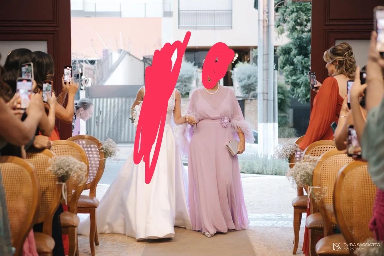 Vestido mãe de noiva cor lavanda marca Dolps - Foto 2