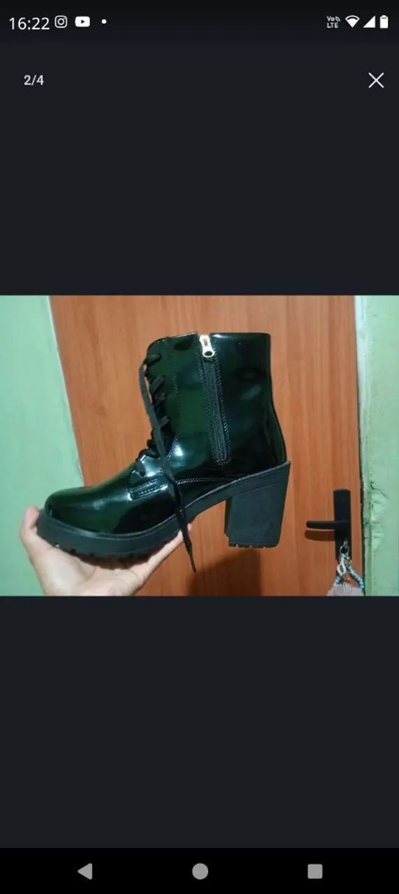 Vendo bota coturno com salto  - Foto 2