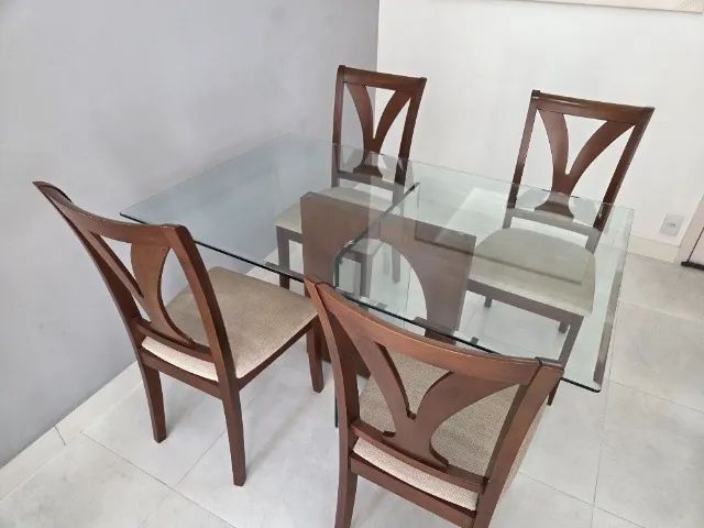 Mesa de Jantar (conjunto com 4 cadeiras) - Foto 3
