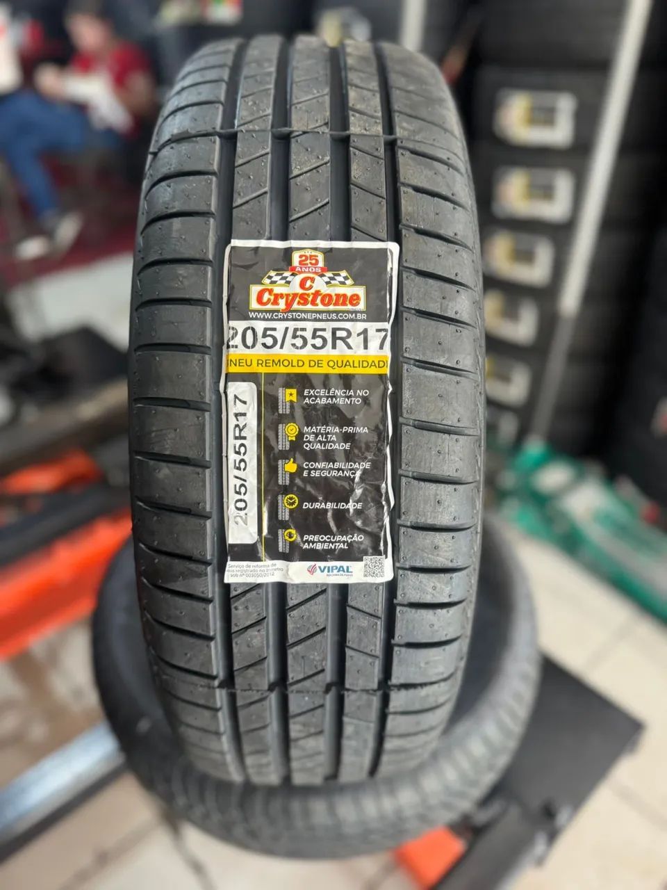 PNEU REMOLD CRYSTONE ARO 205/55r17 - Foto 2