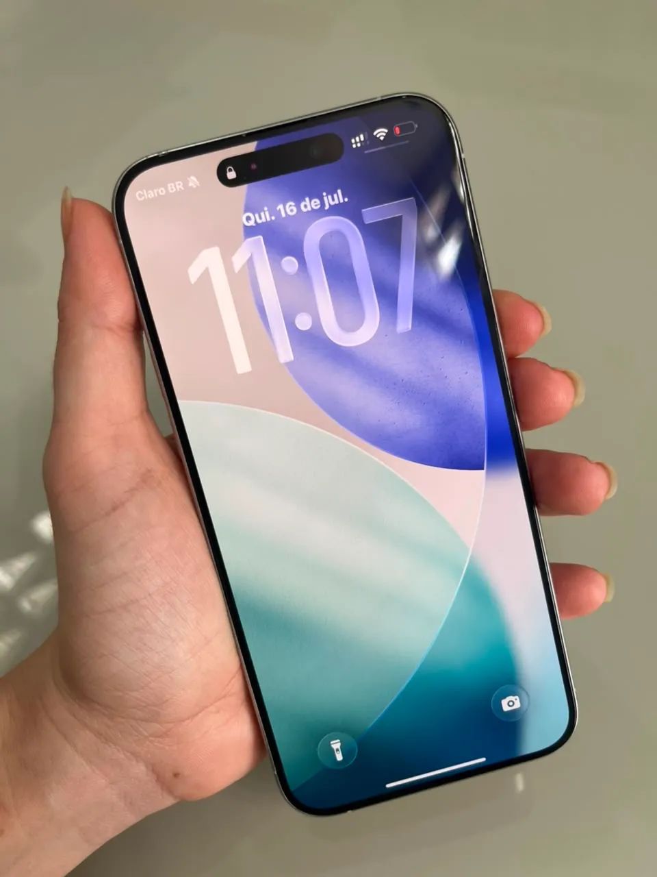VENDO IPHONE 15 PRO MAX 512GB BRANCO IMPECÁVEL