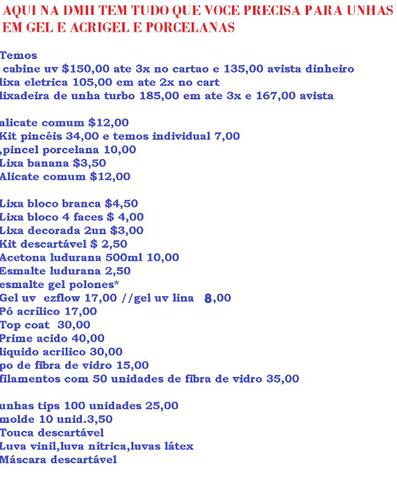 Kit Primer Acido + Primer Gel + Top Coat Lina Unha Acrigel apenas 85,00 no cartao e avista - Foto 3
