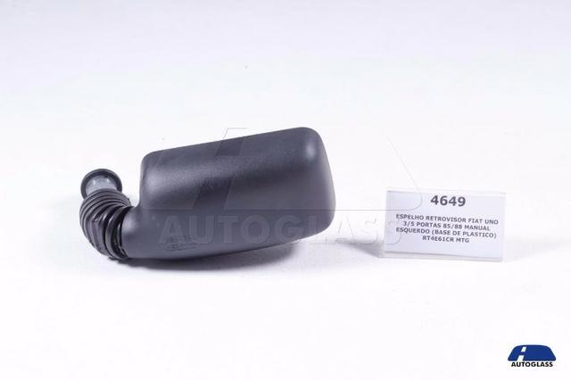 Retrovisor Externo Fiat Uno 85/88 3P/5P Manual Esquerdo Preto (Bp)