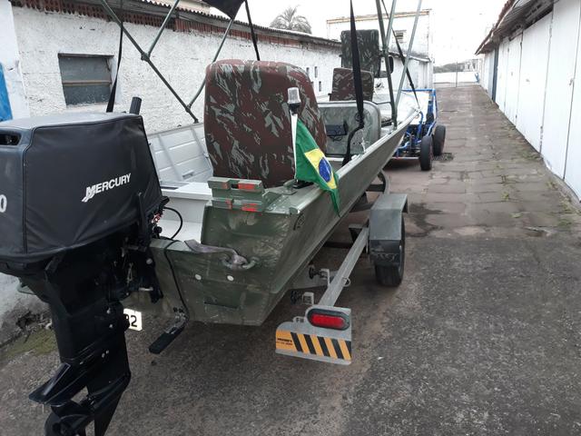 Barco lancha maresias wave 19pes - Foto 12