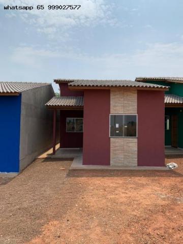 Casa para venda em várzea grande, novo mundo, 3 dormitórios, 1 banheiro, 2 vagas - Foto 2