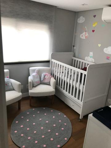 Berço Mini Cama Puppi Mobile + colchão + gaveteiro