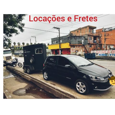 Aluguel, carretinha, trailer, reboques p/ cavalos
