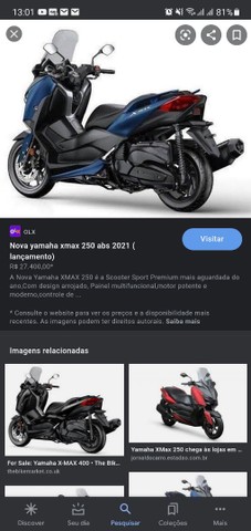 YAMAHA XMAX ABS 250 AZUL 2021