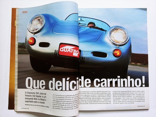 Revista Quatro Rodas - Teste Chamonix 550 Spyder