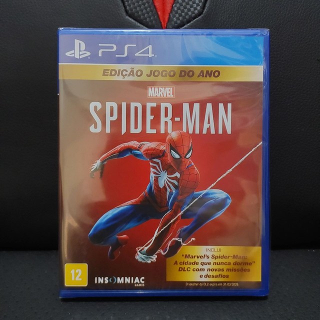 Spider Man edição jogo do ano PS4 LACRADO